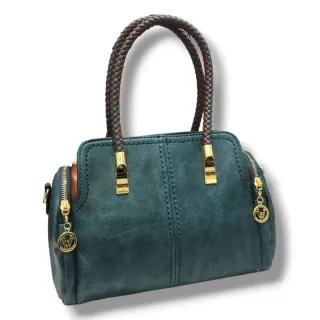 Bolsa Grande Transversal Feminina Boston - Ajustável e com Bolso Anti Roubo - CAFE