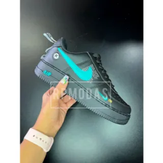 Promoção imperdível! Tênis Air masculino e feminino com envio imediato - LV8 BRANCO PRETO