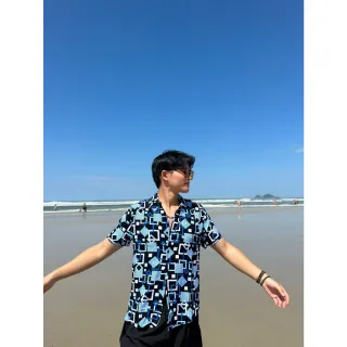 Roupas Casuais Masculinas: Camiseta Estampada de Verão Coco Havaiana