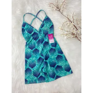 Empina Bumbum Top Fitness Macaquinho sem bojo - Azul Royal