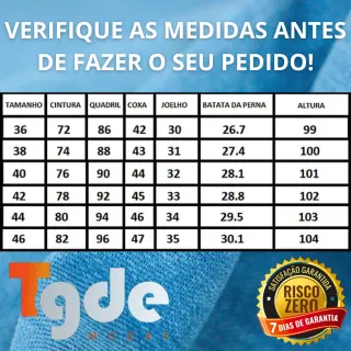 Calça Jeans Feminina Cintura Alta Levanta Bumbum - Kit 3 Unidades - 01 Calça Azul Escuro - 01 Peça