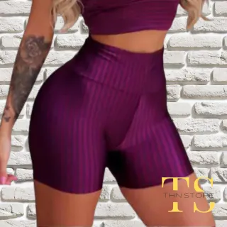 Treino Academia Curto Fitness 3D - Empina Bumbum - Pink