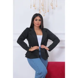 Casaco Feminino em Neoprene - Blazer Terninho Corte a Laser - Vinho