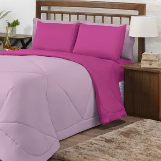 Edredom Dupla Face para Cama de Queen - Frio Inverno - Branco