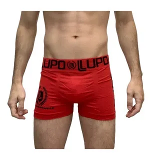 Cueca Boxer Lupo Kit 2 - Poliamida Sem Costura, Tecido Meia Cueca Box Fit - GG VESTE 44