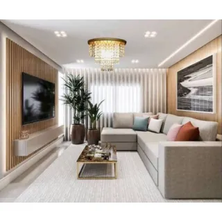 Cristais acrílicos para sala: lustre elegante e sofisticado - Único