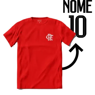 Personalize sua camiseta unissex dryfit Fla Futebol com nome e número