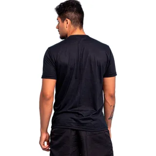 Promoção de Camiseta Lisa para Treino Masculina em Algodão - Ideal para Academia e Esportes - Azul Marinho Algodão