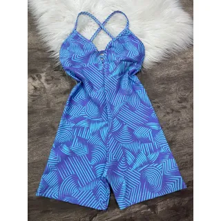 Alcinha Macaquinho Fitness - Costa Nua - ANIMAL PRINT LILÁS