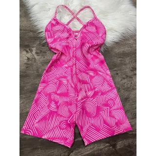 Alcinha Macaquinho Fitness - Costa Nua - ANIMAL PRINT LILÁS