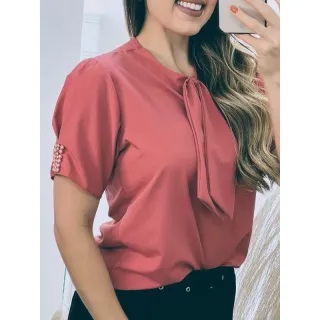 Moda Evangélica Blusa Executiva Social Feminina - 654