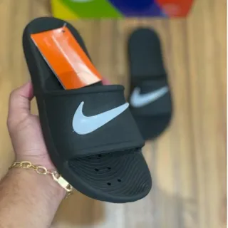 Sandália Masculina Slide Conforto Nuvem - Envio Imediato - Preto