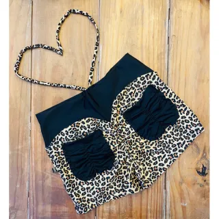 Bolsos Fitness Feminino Empina Bumbum Curto - Salmão