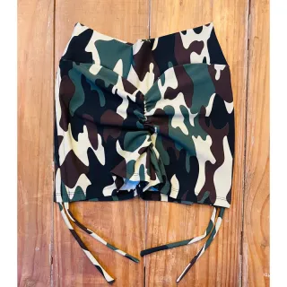 Amarração Empina Bumbum Fitness Feminino Curto - Onça 4