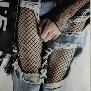 Meia-Calça Elástica Arrastão Feminina Sexy - Net Meias de Peixe - 4