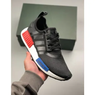 Oferta: Tênis Estiloso NMD Feminino Masculino Moderno Macio - PRETO/PRETO