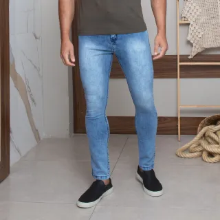 Calça Masculina Skinny Elastano Lycra Jeans