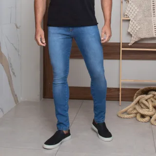 Calça Masculina Skinny Elastano Lycra Jeans - Modelo 23