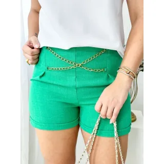 Liga Social Feminina com Corrente na Cintura - Rose