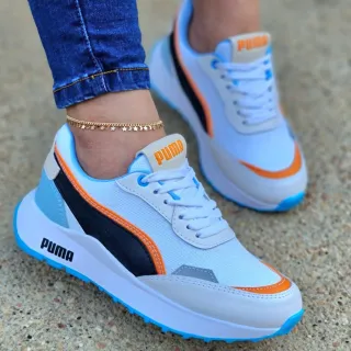 Confortável tênis feminino Puma Summer AC em promoção