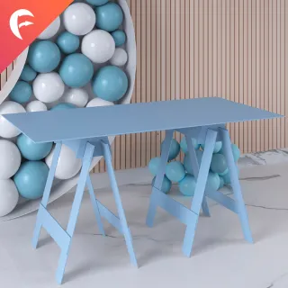 Desmontavél Mdf Cru Mesa Cavalete Grande 161X57,5X78 - Único