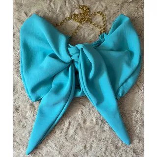 Blusa Cropped com corrente - Promoção diversas cores - Rose cetim1