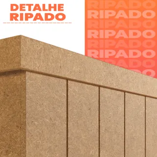 Mini Mesa Fake Frisada 90X60X80 em MDF Cru - Decoração de Festa - Único