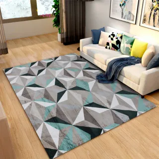 Tapete Estampado Grande 3D de Veludo Antiderrapante - AMSTERDÃ