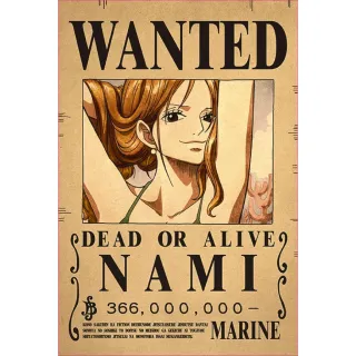 Decoração para parede Premium Wanted One Piece - Autocolante Kit ou Unitário - Franky