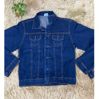 Jaqueta Escura Lycra Jeans - Lavagem escura