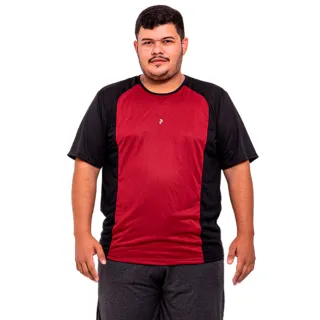 Camiseta Treino Dry Fit Masculina G1 G2 G3 Plus Size Extragrande - Vermelho