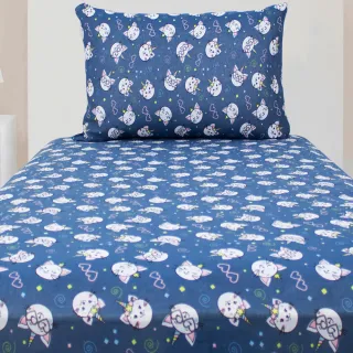 Lençol Infantil Solteiro em Malha com Elástico - Jogo de Cama Antialérgico - Algodão - Super Game