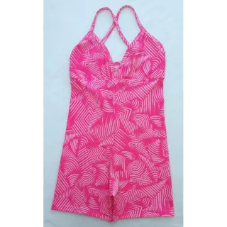 Macaquinho de Academia Feminino Suplex Alcinha Cruzado - Fitness Curto - Ref.002