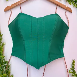 Corset Cropped Top Anira Tomara que Caia - Várias Cores - VERMELHA (36/42)