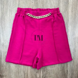 Duna Adulto Feminino Short de Alfaiataria - Pink
