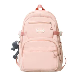 Grande mochila para faculdade e passeio + pingente GX888-79 - Preto