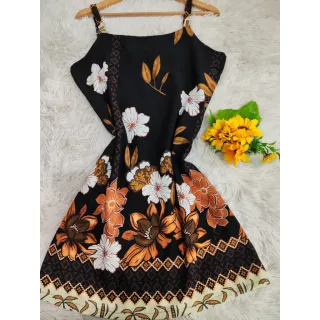 Vestidinhos Tubinho Estampados Femininos com Elastano - Inspiração Farm Moda Verão - VERDE ESTAMPA SORTIDA 5