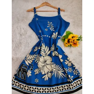 Vestidinhos Tubinho Estampados Femininos com Elastano - Inspiração Farm Moda Verão - VERDE ESTAMPA SORTIDA 5