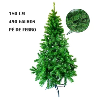 Decoração Natal Pinheiro 150 / 180 / 210cm - Ambientes corporativos e residenciais - 150 cm280Galhos