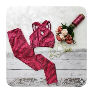 Roupas Femininas para Academia: Conjunto Fitness Legging e Top Suplex Animal Print - CONJ DAY 43