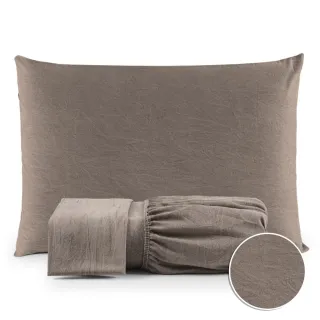 Lençol Casal Jogo de Cama Micropercal 200 Fios - 03 Peças - ROSA RETRÔ