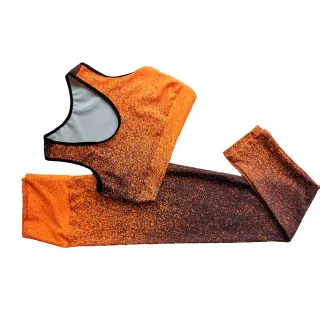 Roupa Academia Conjunto Feminino Top e Calça Legging - Pode Escolher Cor - Uva Neon