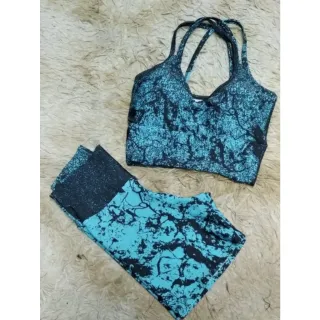 Top e Short Fitiness para Exercícios Físicos - Conjunto de Academia - Rosa