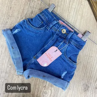 Barra Fixa Shorts Jeans Sal E Pimenta Original Modinha Blogueirinha - 200488 clara