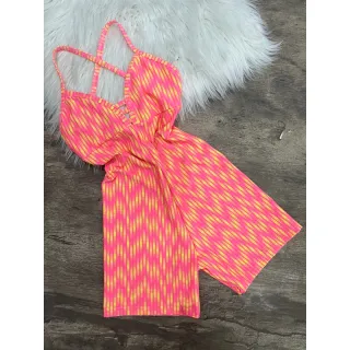 Alcinha Macaquinho Fitness - Costa Nua - ANIMAL PRINT LILÁS