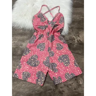 Alcinha Macaquinho Fitness - Costa Nua - ANIMAL PRINT LILÁS