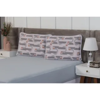 Malha 100% Algodão Jogo Lencol Casal 3 Pecas - ARGOS