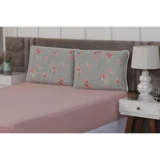 Malha 100% Algodão Jogo Lencol Casal 3 Pecas - ARGOS