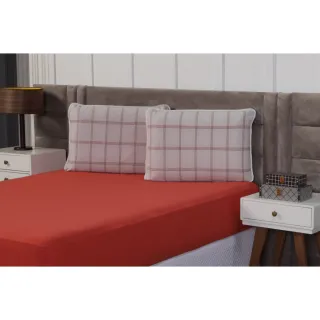 Malha 100% Algodão Jogo Lencol Casal 3 Pecas - ARGOS