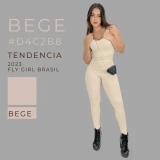 Tendência 2023: Macacão Feminino Kim Regata Estilo - Raryel - Branco